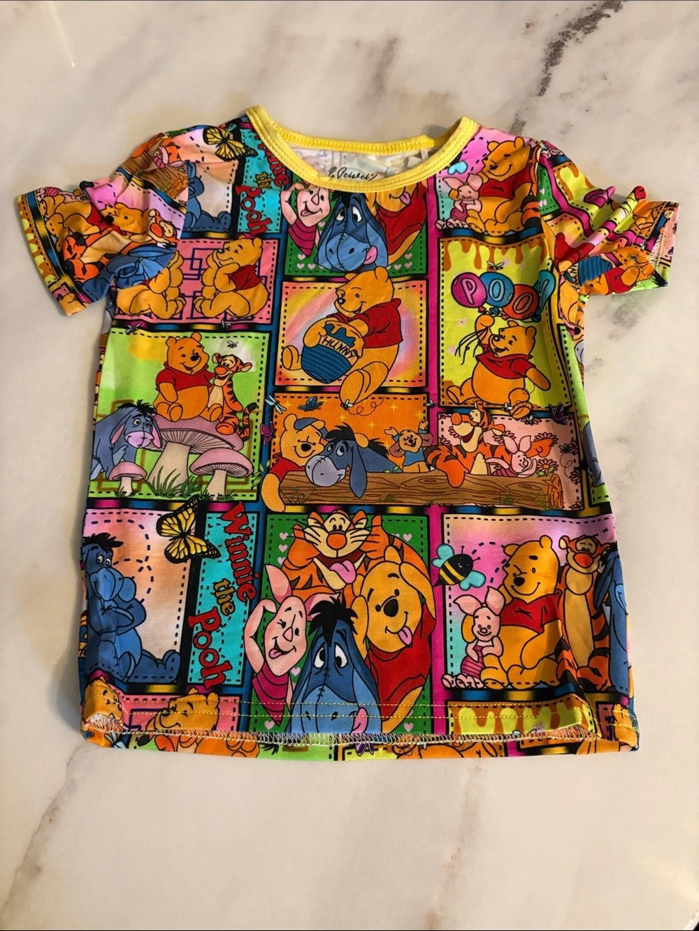 BAMBOO Kids Matching Set - Multicolor Winnie the Pooh Panel Print